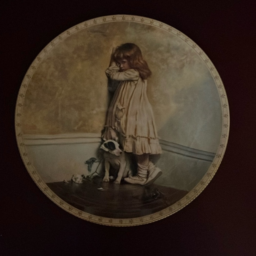 Royal Dalton the original in disgrace collector plate from 1991 number 45496